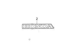 HONDA MARK HONDA (65MM) - RED