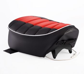 H2C COVER SEAT LEATHER - BLACK
